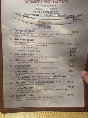 Boulder Fresh Garden Thai Cuisine by null