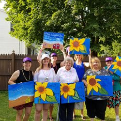 Paint with Personality - Bachelorette parties are always a blast!