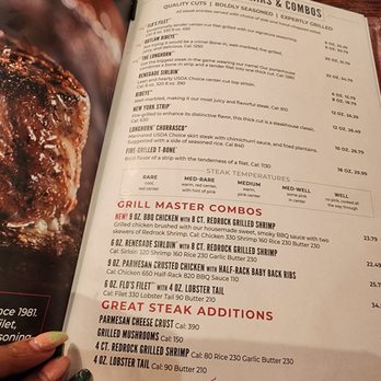 LongHorn Steakhouse - Menu - Steakhouses Near Me - Hollywood, Florida LongHorn Steakhouse - Menu - Steakhouses Near Me - Hollywood, Florida