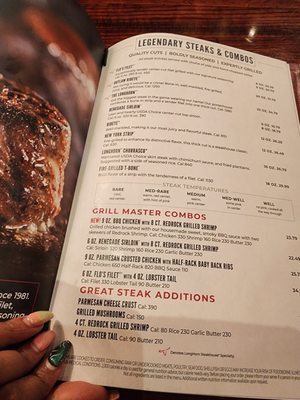 Menu photo 8 LongHorn Steakhouse Hollywood, FL