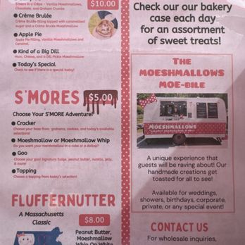 Moeshmallows - Sweet treat menu - Coffee & Tea Near Me - Marlborough, Massachusetts