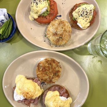 Snooze, an A.M. Eatery - ham benedict III and smashed avocado benedict - Breakfast & Brunch Near Me - Chapel Hill, North Carolina Snooze, an A.M. Eatery - ham benedict III and smashed avocado benedict - Breakfast & Brunch Near Me - Chapel Hill, North Carolina
