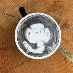 This the Charcoal Rose Latte This the Charcoal Rose Latte