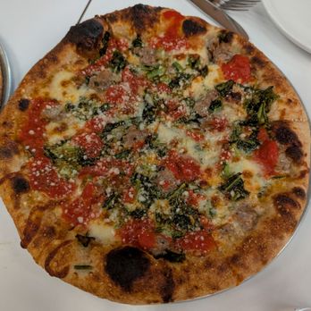 Folk - Pork sausage pizza - New American Near Me - Nashville, Tennessee Folk - Pork sausage pizza - New American Near Me - Nashville, Tennessee