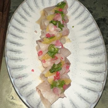 PYRO - Yellowtail Sashimi* - Desserts Near Me - Phoenix, Arizona