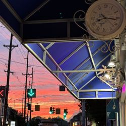 Werkhaus Barbers - The view from the door leaving the shop to go out into the evening of the Bonnycastle neighborhood of The Highlands.