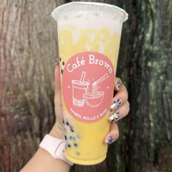 Cafe Brown - Strawberry Shortcake Milk Tea