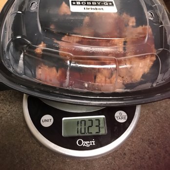 Bobby Q - Mesa - 1 pd/16oz of beef brisket my a$$. Should have checked before I left the restaurant. Never coming here again - New American Near Me - Mesa, Arizona
