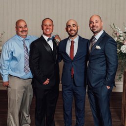 Nieces wedding . In the red tie looking Snazzy because of Zizzo's Nieces wedding . In the red tie looking Snazzy because of Zizzo's