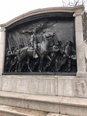Robert Gould Shaw and the 54th Regiment Memorial by null