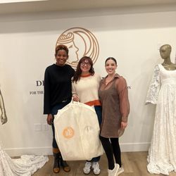 Dreamers & Lovers - So honored to have the designer apart of the dress shopping experience!