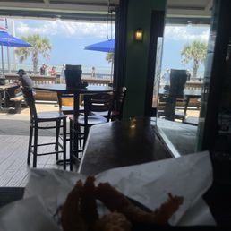 Beautiful oceanfront view with a cool breeze. Beautiful oceanfront view with a cool breeze.