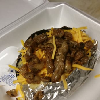 La Esquina Del Taco - Tripa on my loaded papa - Food Stands Near Me - Mcallen, Texas
