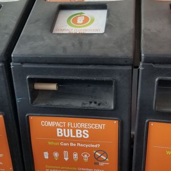 The Home Depot - Recycle bins at Howe Av Home Depot,  Sacramento.  Oct. 2019 - Nurseries & Gardening Near Me - Sacramento, California