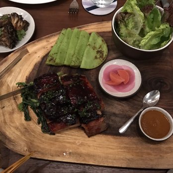 Senia - Char siu glazed pork belly - Cocktail Bars Near Me - Honolulu, Hawaii