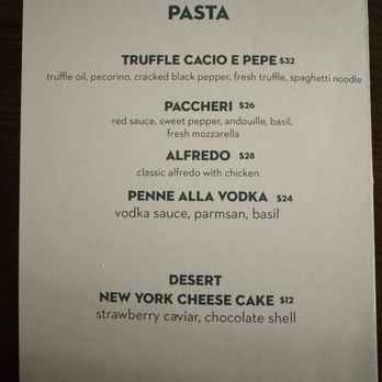 Dukos - Pasta menu - Beer Bar Near Me - Nashville, Tennessee