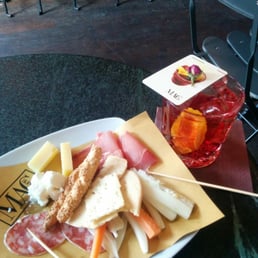 Plate of small eats with your drink!