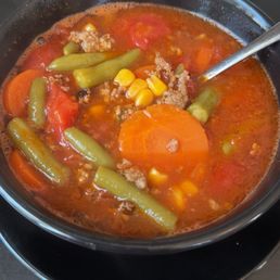 Vegetable beef soup Vegetable beef soup