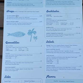 Tower 7 Baja Mexican Grill Morehead City - Menu - Mexican Near Me - Morehead City, North Carolina