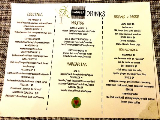 Menu photo 3 Pangea Terra Table Saint Thomas, VI