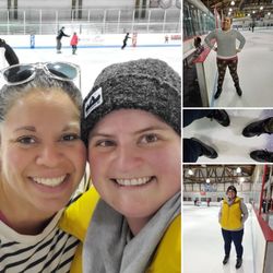 Bowie Ice Arena - Having a great time at open skate.
