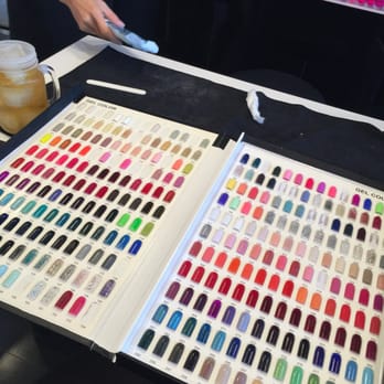 GLO Nail Bar - Lots of colors and got iced tea in a cold cup. So awesome cause it's so hot out! - Nail Salons Near Me - Costa Mesa, California GLO Nail Bar - Lots of colors and got iced tea in a cold cup. So awesome cause it's so hot out! - Nail Salons Near Me - Costa Mesa, California