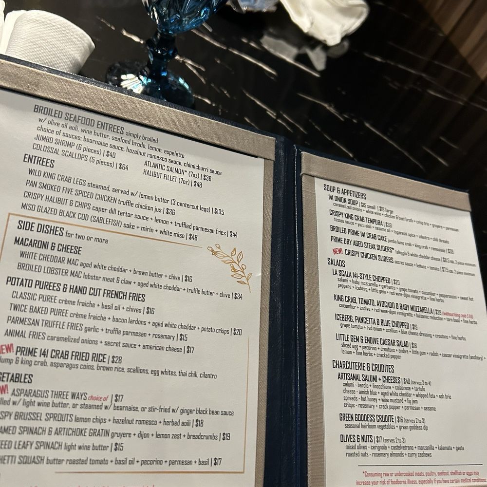 Prime 141 - Menu - Steakhouses Near Me - Enterprise, Nevada Prime 141 - Menu - Steakhouses Near Me - Enterprise, Nevada