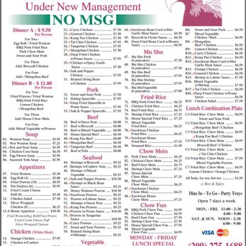 Golden Eagle Restaurant - Menu from their website (2017). - Chinese Near Me - Tracy, California Golden Eagle Restaurant - Menu from their website (2017). - Chinese Near Me - Tracy, California