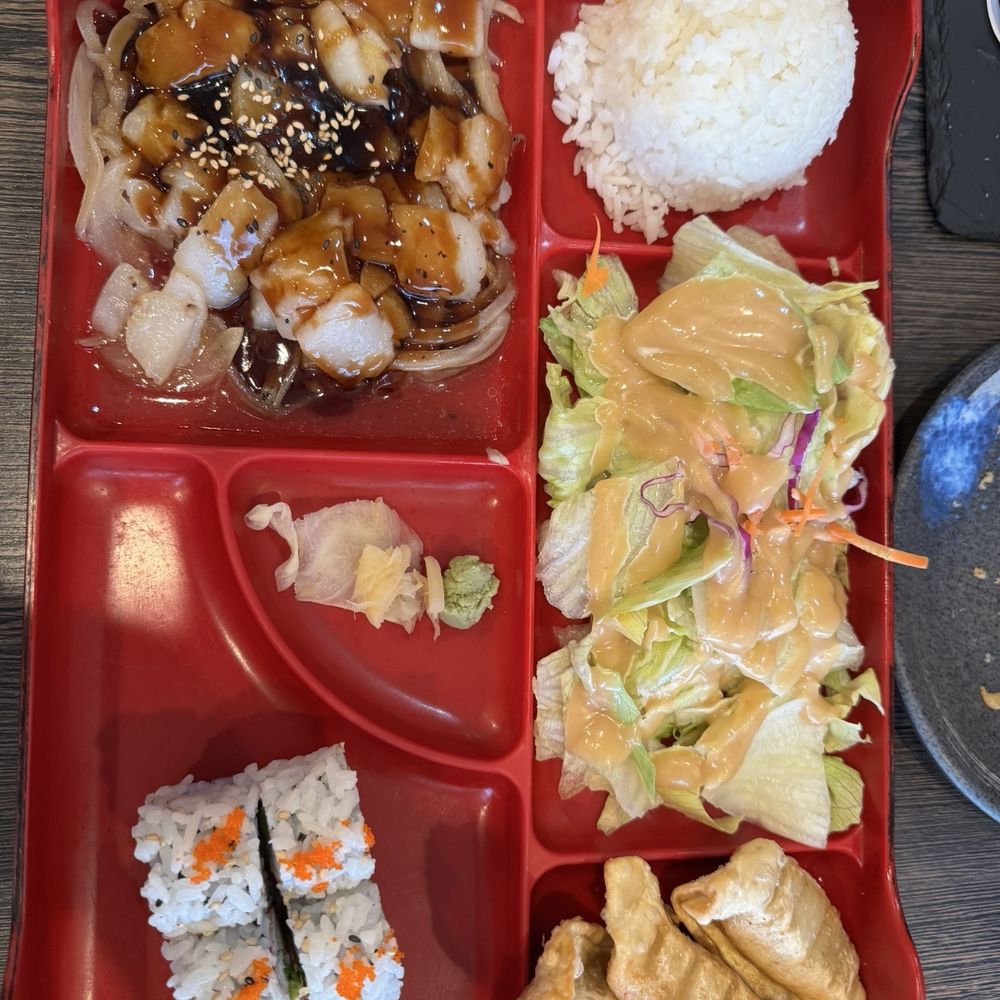 Tokyco Bao - Scallop bento lunch - Sushi Bars Near Me - Sugar Land, Texas
