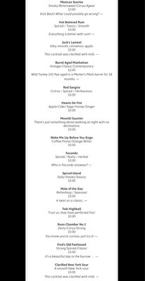 Menu photo 2 The Warren Bar and Burrow Pittsburgh, PA Menu photo 2 The Warren Bar and Burrow Pittsburgh, PA