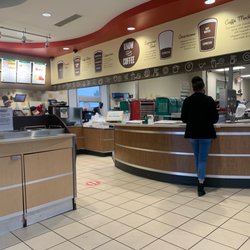 Krispy Kreme - They are super friendly, accommodating, and efficient. They are rockin and rolling with orders. Super impressed.