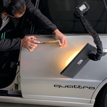 Magic Dent Removal - Manuel doing his Magic - Mobile Dent Repair Near Me