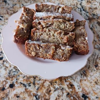Imerse Sweet Bs - Cinnamon Apple Pecan Bread w/ Whipped Cream Topping $30 -Large Loaf - Desserts Near Me