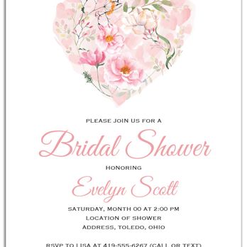 Naptime Productions - Rose heart bridal shower invitaiton - Cards & Stationery Near Me - Rossford, Ohio Naptime Productions - Rose heart bridal shower invitaiton - Cards & Stationery Near Me - Rossford, Ohio