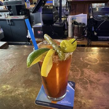 Marathon Taverna - Bloody Mary with pepper vodka - delicious! - Sports Bars Near Me - Portland, Oregon Marathon Taverna - Bloody Mary with pepper vodka - delicious! - Sports Bars Near Me - Portland, Oregon