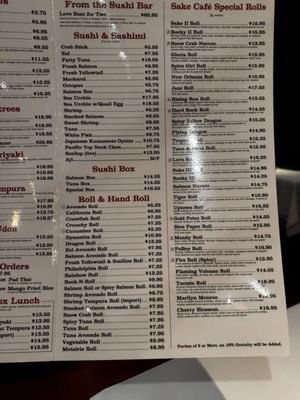 Sake Cafe uptown by null