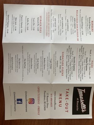 Menu photo 3 Tomaselli's at Rosario Providence, RI