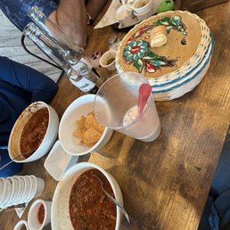 Pozole, birria and torta de birria Pozole, birria and torta de birria