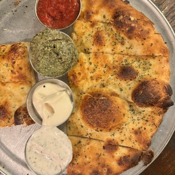 Pi Vegan Pizzeria - Breadstix Saucy Sampler - Pizza Near Me - Seattle, Washington Pi Vegan Pizzeria - Breadstix Saucy Sampler - Pizza Near Me - Seattle, Washington