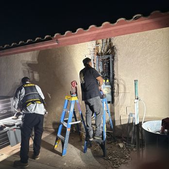 The Reel Electric - The team has diligently worked for six hours. - Electricians Near Me - Riverside, California The Reel Electric - The team has diligently worked for six hours. - Electricians Near Me - Riverside, California