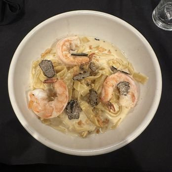 Zio Peppe - Truffle cream Marsala sauce with shrimp and Italian tagliatelle - Pizza Near Me - Tucson, Arizona Zio Peppe - Truffle cream Marsala sauce with shrimp and Italian tagliatelle - Pizza Near Me - Tucson, Arizona