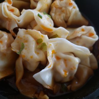 Mayflower Dumpling Express - Chicken wonton spicy soup - Dim Sum Near Me - Anaheim, California Mayflower Dumpling Express - Chicken wonton spicy soup - Dim Sum Near Me - Anaheim, California