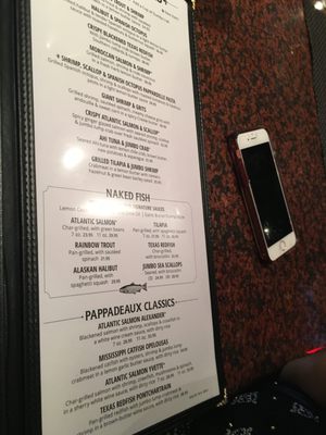 Menu photo 1 Pappadeaux Seafood Kitchen Phoenix, AZ