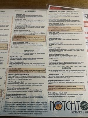 Menu photo 4 Notchtop Estes Park, CO