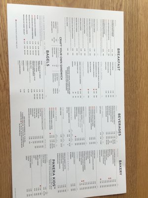 Menu photo 4 Panera Bread Houston, TX
