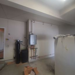 Install tankless water heater