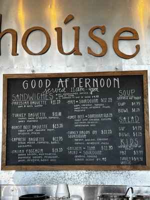 Menu photo 1 Franklin Bakehouse Franklin, TN