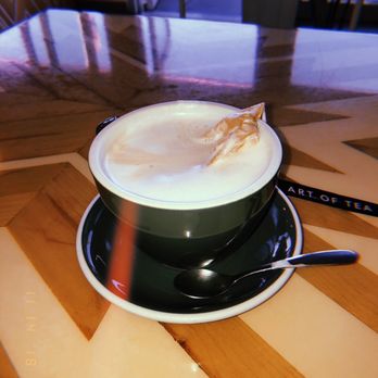 Cat & Cloud Coffee - Black tea latte w. coconut milk - Coffee Roasteries Near Me - Santa Cruz, California Cat & Cloud Coffee - Black tea latte w. coconut milk - Coffee Roasteries Near Me - Santa Cruz, California