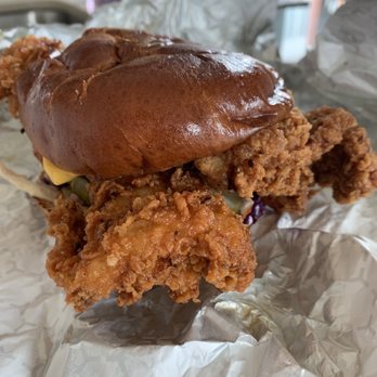 Lucy's - Spicy Fried Chicken sandwich - American Near Me - Chicago, Illinois