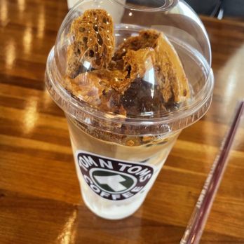 Tom N Toms coffee - Dalgona Latte - Coffee & Tea Near Me - Dallas, Texas Tom N Toms coffee - Dalgona Latte - Coffee & Tea Near Me - Dallas, Texas